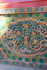 Glazed brick carving of Pavilion over the stream (Linxi Ting) of the garden of Palace of Compassion and Tranquility (Cining gong), Forbidden City