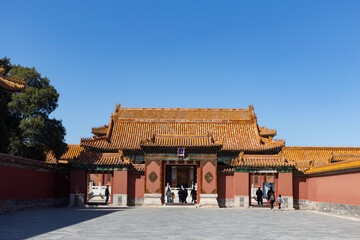 Changxin gate of the garden of Palace of Compassion and Tranquility (Cining gong), Forbidden City