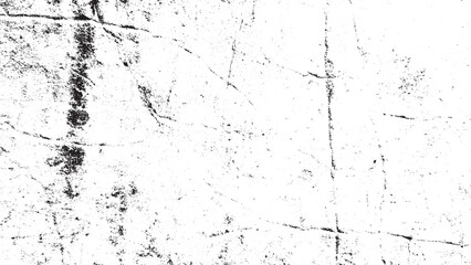 Black and White Grunge Distressed Texture Overlay Background