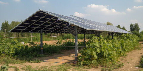 Obraz premium Generative ai illustration. Green energy. High quality illustration