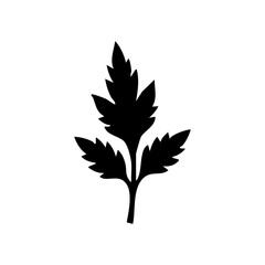 leaf silhouette vector