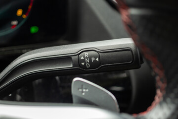 Automatic transmission gear stick of luxury car