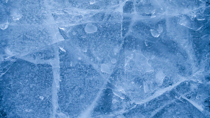 Abstract natural ice surface texture background