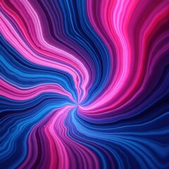 Fototapeta premium Abstract Swirling Lines Vibrant Energy Burst Illustration