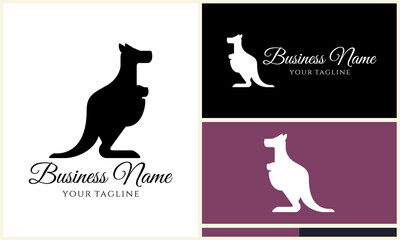 Kangaroo Logo Design Variations. (10)