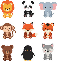 Cute Cartoon Animal Collection