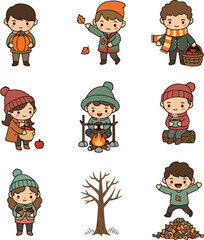 Autumnal Characters: A Whimsical Fall Collection