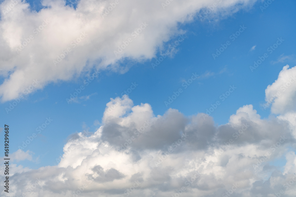 Wall mural cloudscape sky background. cloud in the sky. background with cloud. gloomy sky with overcast clouds.