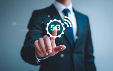 Executive unlocks powerful 5G network with a modern touch interface