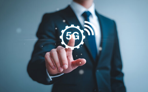 Executive unlocks powerful 5G network with a modern touch interface