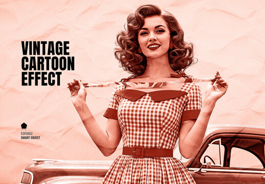 Vintage Cartoon Effect