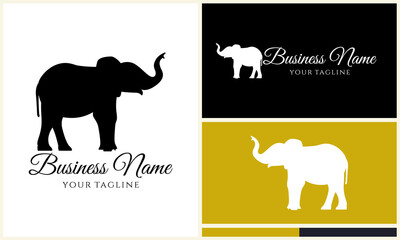 Obraz premium Elephant Logo Design Variations. (48)