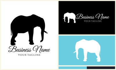 Elephant Logo Design Variations. (6)