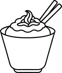 ice cream in a glass