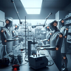 Robotic Automation in Modern Laboratory