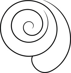 abstract vector swirl