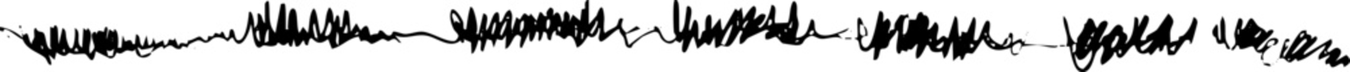 hand-drawn black sketch line and border brush.