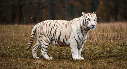 Naklejka premium Ghost of the Autumn Woods