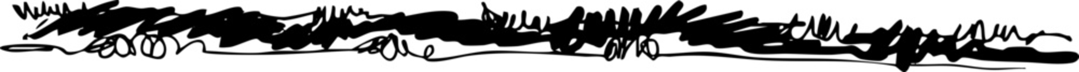 hand-drawn black sketch line and border brush.