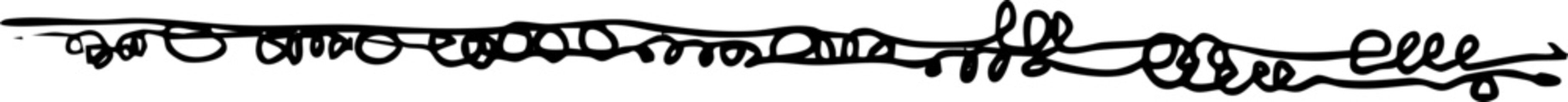 hand-drawn black sketch line and border brush.
