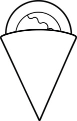 vector illustration of an illustration of a shield with wings