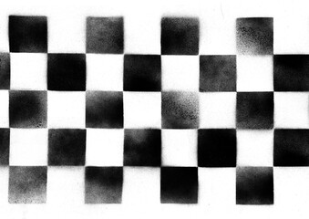 Realistic Checkerboard checker pattern seamless Stencil Spray Brush Transparent Background HD	