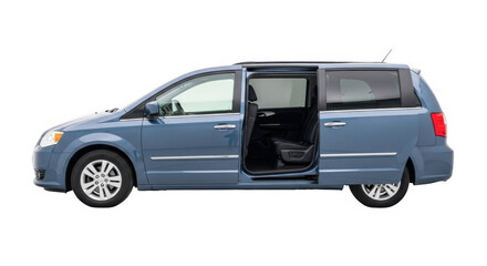 Fototapeta premium Blue Family Minivan PNG for Vehicle Enthusiasts and Buyers
