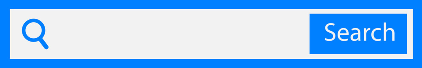 Colorful Search Bar Icon Set for Web Design