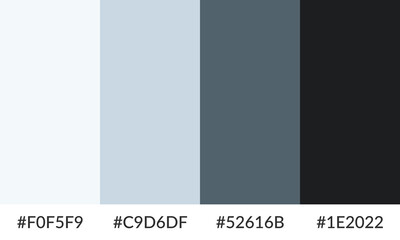 Abstract color palette banner versatile collection of shade and swatch