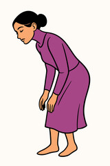 woman with a suitcase