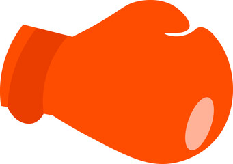 Red Boxing Glove Icon for Sports and Fitness