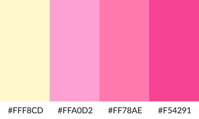 Abstract color palette banner versatile collection of shade and swatch