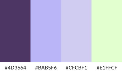 Abstract color palette banner versatile collection of shade and swatch