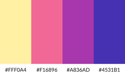Abstract color palette banner versatile collection of shade and swatch