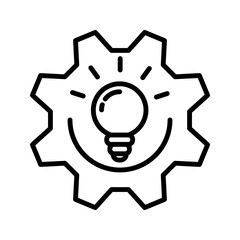 Multi channel marketing line icon . vector illustration, pictogram isolated on white background. color editable
 