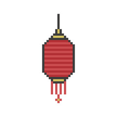 lantern lampion decoration pixel art