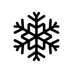 Snowflake chrismats with Rounded Tips white transparnet png