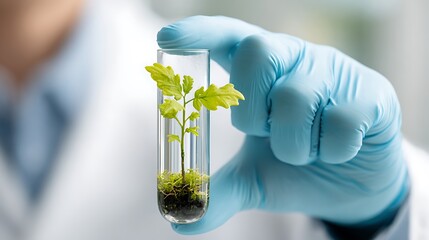 Graduation Concept with Plant in Tub