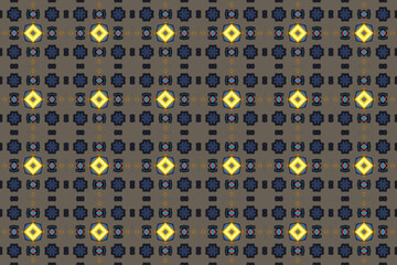 Seamless Shape Design Symmetric Wallpaper Luxury Textile Digital Endless Geometric Visual Graphic Background Decoration Interior Cloth Template Fashion Fabric Art Texture Perspective Tile Pattern.