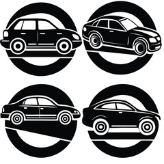 car icons set