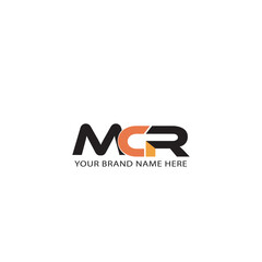 Letter MCR Logo Icon Vector