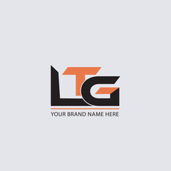 abstract logo design LTG