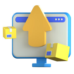 Product roadmap 3D Icon colorful style