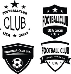 football club vector silhouette Art & Illustration