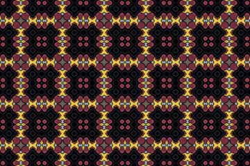 Seamless Graphic Visual Luxury Fabric Template Symmetric Cloth Texture Endless Decoration Background Interior Tile Perspective Fashion Wallpaper Design Art Digital Textile Shape Geometric Pattern.