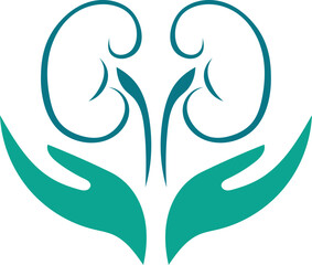 kidney logo vector