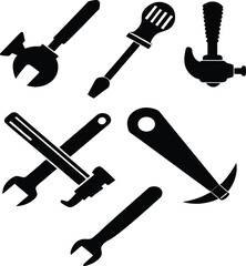 set of tools vector