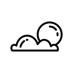 Bush icon thin single monoline