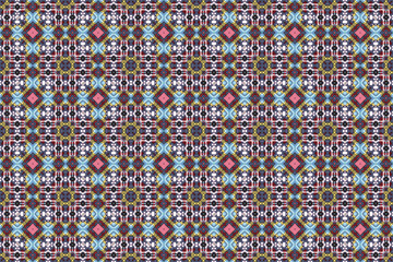 Seamless Graphic Visual Luxury Fabric Template Symmetric Cloth Texture Endless Decoration Background Interior Tile Perspective Fashion Wallpaper Design Art Digital Textile Shape Geometric Pattern.