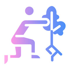 conservation Gradient icon